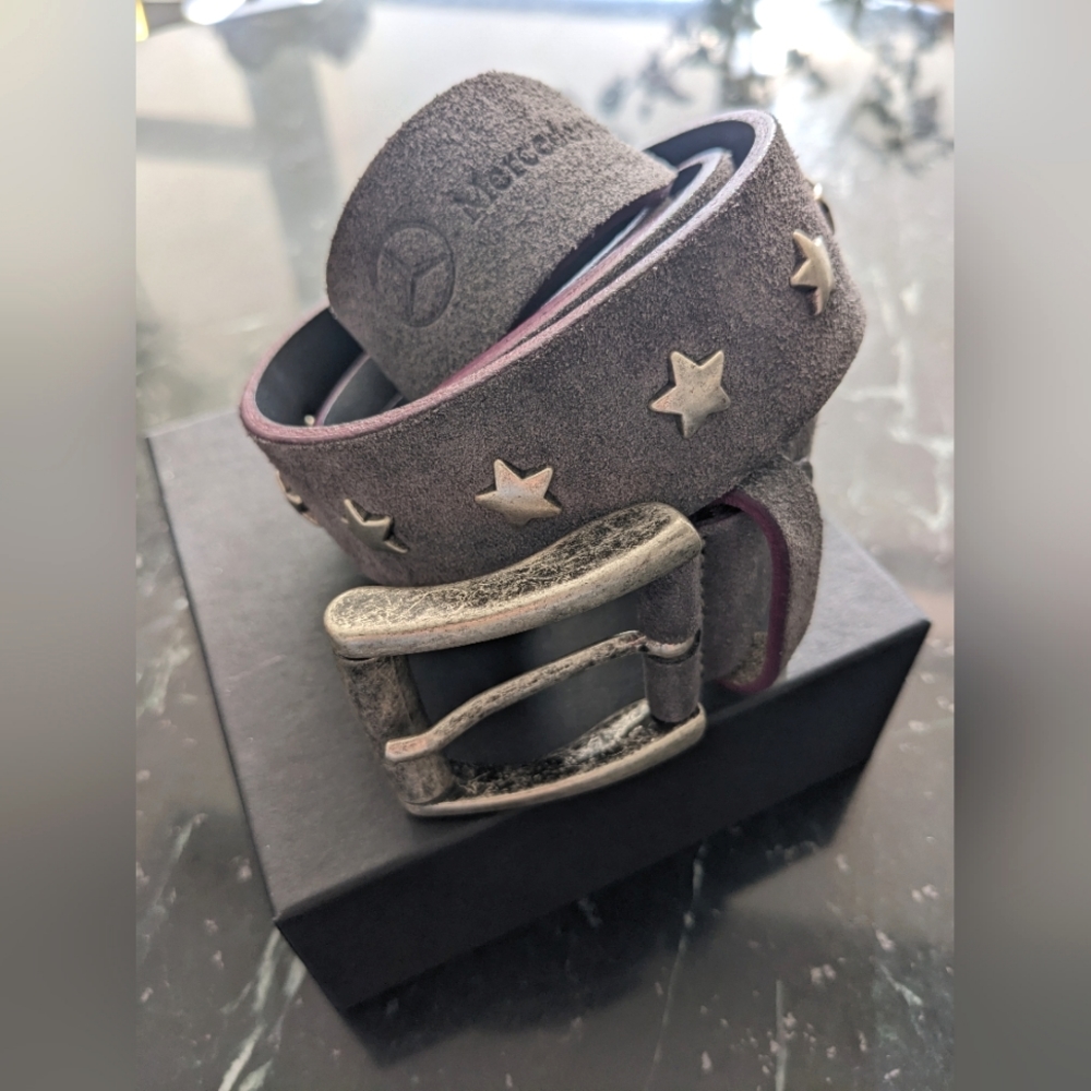 Mercedes Benz Leather Belt